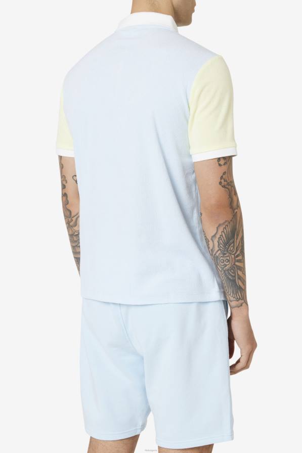 2HNL373 синьо/нежно жълто/маршмелоу FILA fila gramme polo blue/нежно жълто/marshmallow