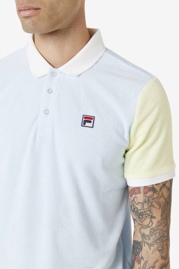 2HNL373 синьо/нежно жълто/маршмелоу FILA fila gramme polo blue/нежно жълто/marshmallow