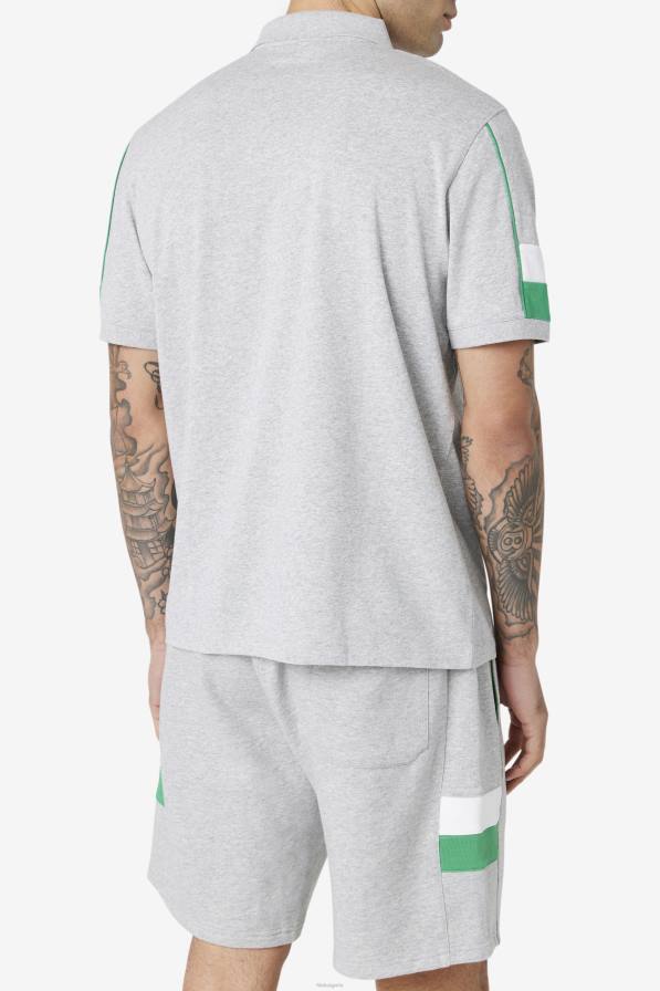 2HNL421 светло сиво/желе боб/бяло FILA fila coda polo светло сиво/желе боб/бяло