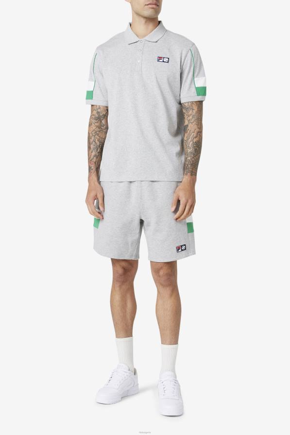 2HNL421 светло сиво/желе боб/бяло FILA fila coda polo светло сиво/желе боб/бяло