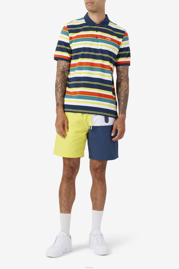 2HNL423 чери домат/жълт FILA чери домат/жълто фила фазла поло