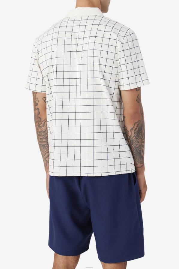 2HNL425 гардения/юнска буболечка/нави FILA mand polo гардения/джун буболечка/морска фила