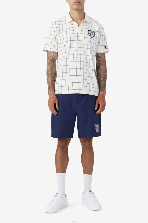 2HNL425 гардения/юнска буболечка/нави FILA mand polo гардения/джун буболечка/морска фила