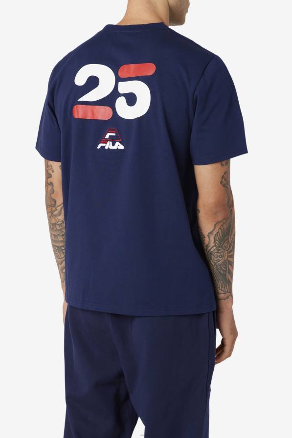 2HNL226 военноморски флот FILA тениска fila navy grant hill cormac