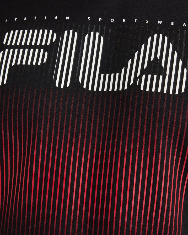 2HNL2325 черен FILA черна мъжка тениска cedrick fila