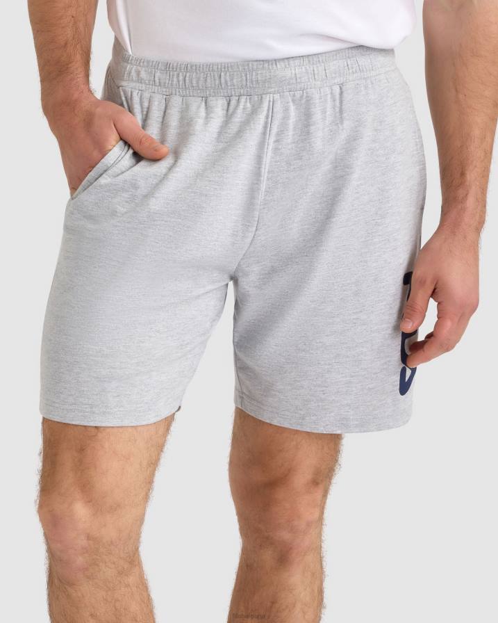 2HNL2327 сив мергел FILA унисекс бостън шорти сиво мраморно фила