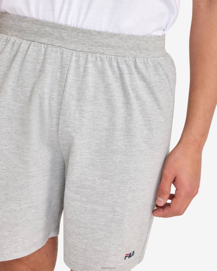 2HNL2332 сребърен мергел FILA fila silver marle мъжки основни средно къси