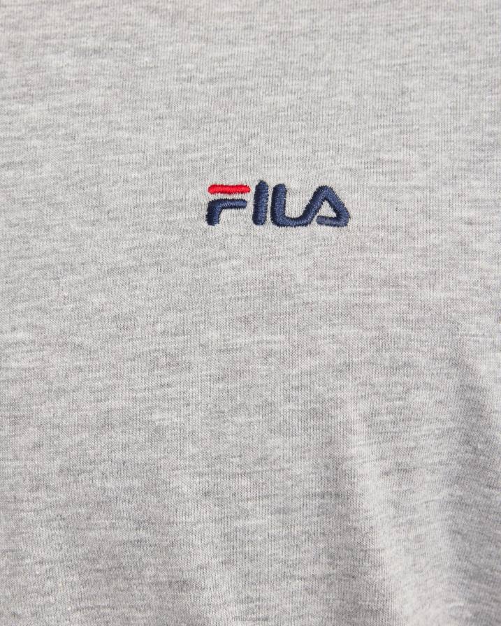 2HNL2334 сребърен мергел FILA мъжка тениска silver marle fila