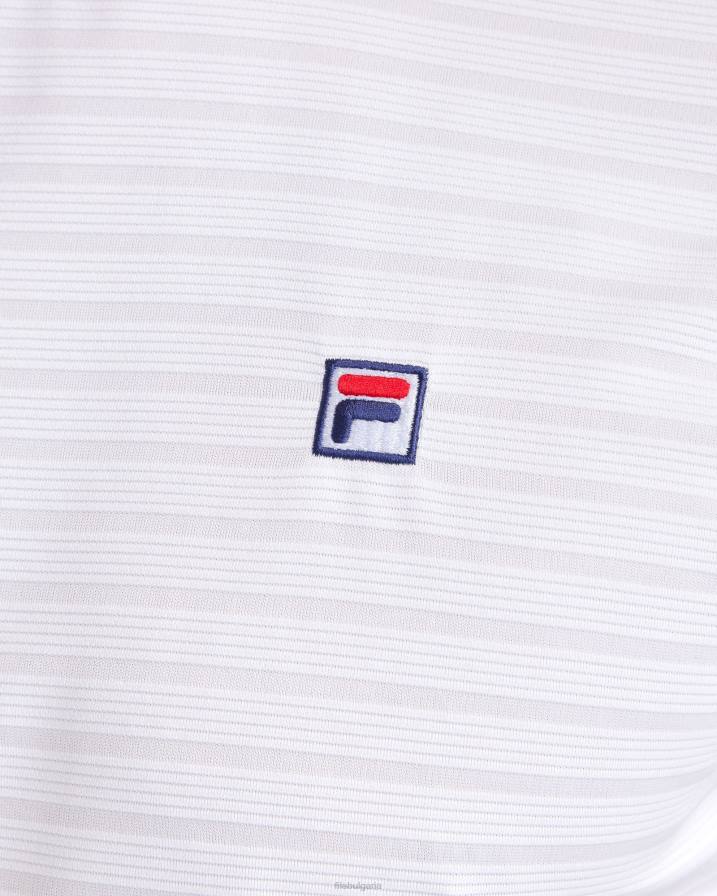 2HNL2340 бяло FILA бяла мъжка тениска pablo fila