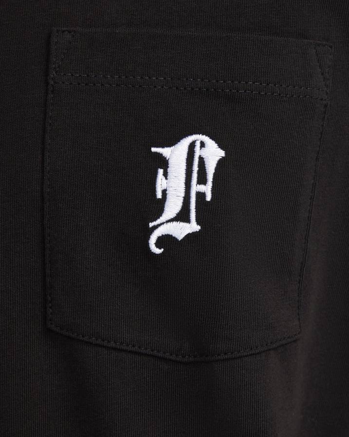 2HNL2359 черен FILA fila мъжка гарванова тениска черна