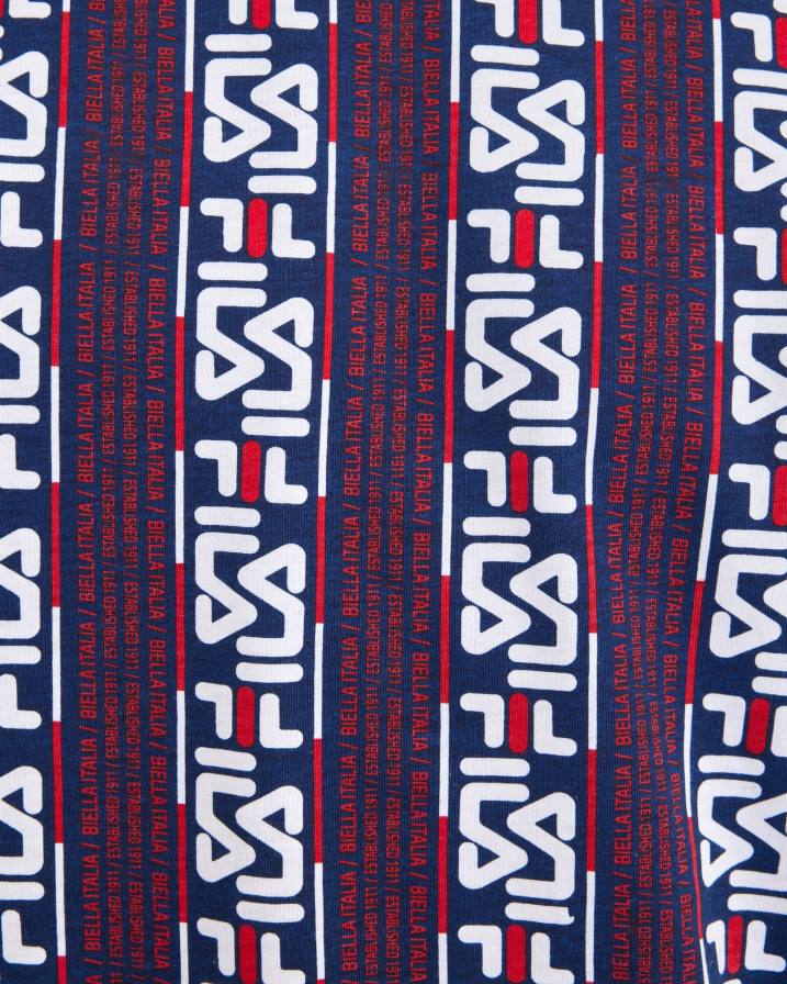 2HNL2370 нов флот FILA нова тъмносиня мъжка тениска harrison fila