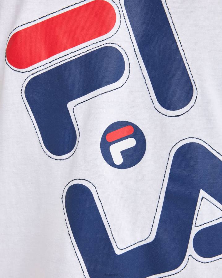 2HNL2377 бяло FILA Мъжка бяла тениска kiley fila