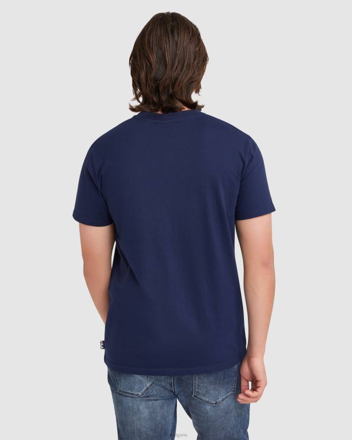 2HNL2381 нов флот FILA мъжка тениска kiley new blue fila