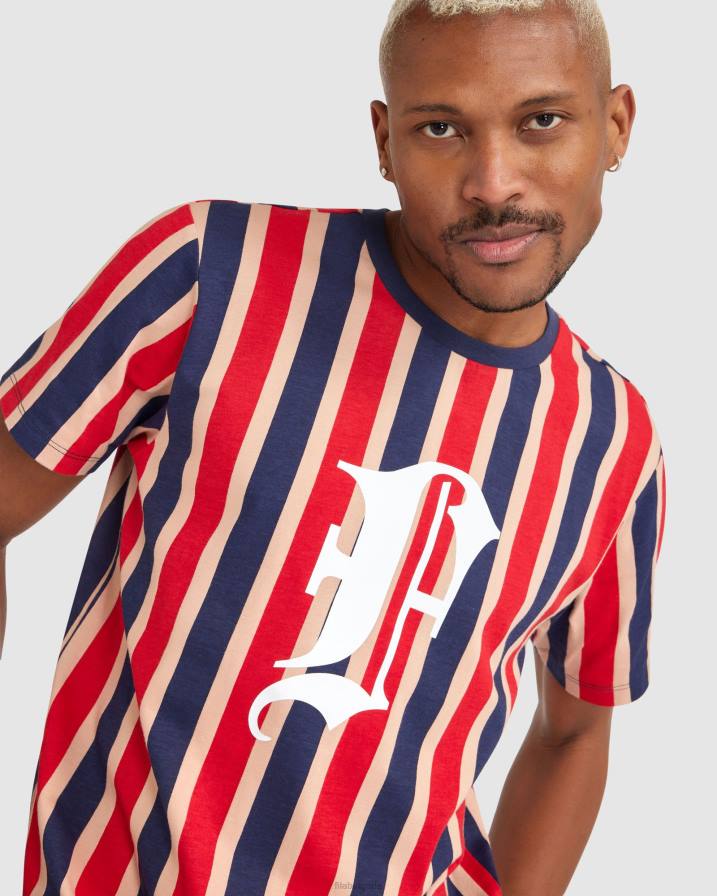 2HNL2389 нов флот FILA fila мъжка тениска jett new blue