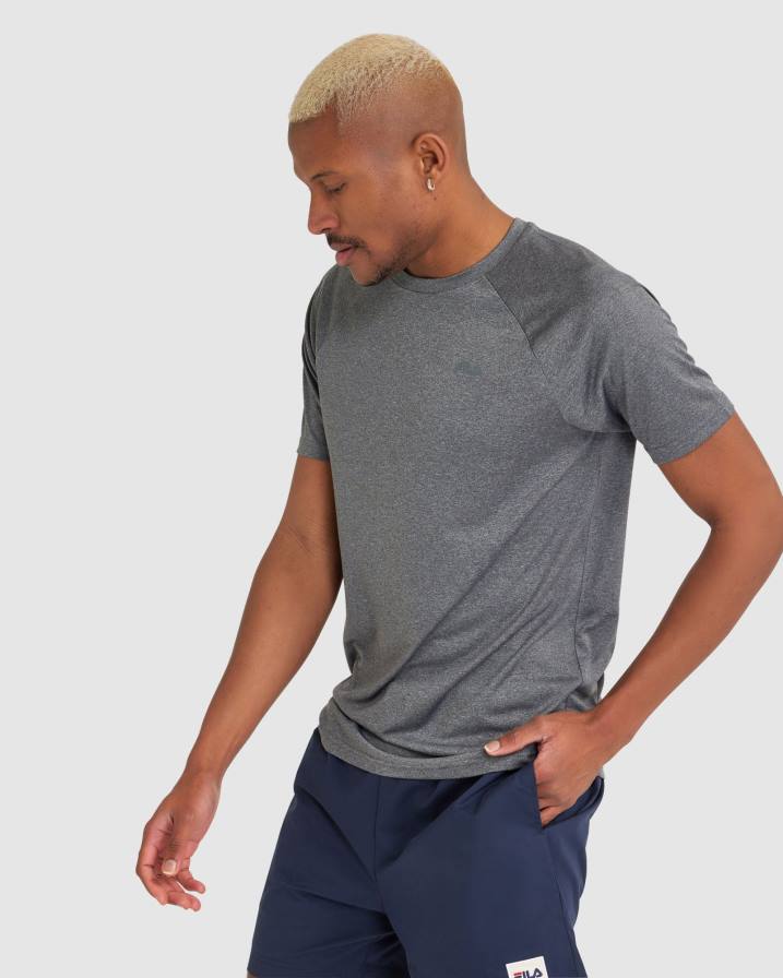 2HNL2407 изгоря FILA fila мъжка тениска caleb qdry burn out