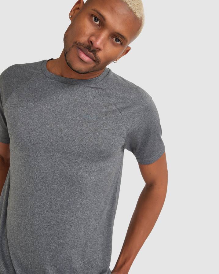 2HNL2407 изгоря FILA fila мъжка тениска caleb qdry burn out