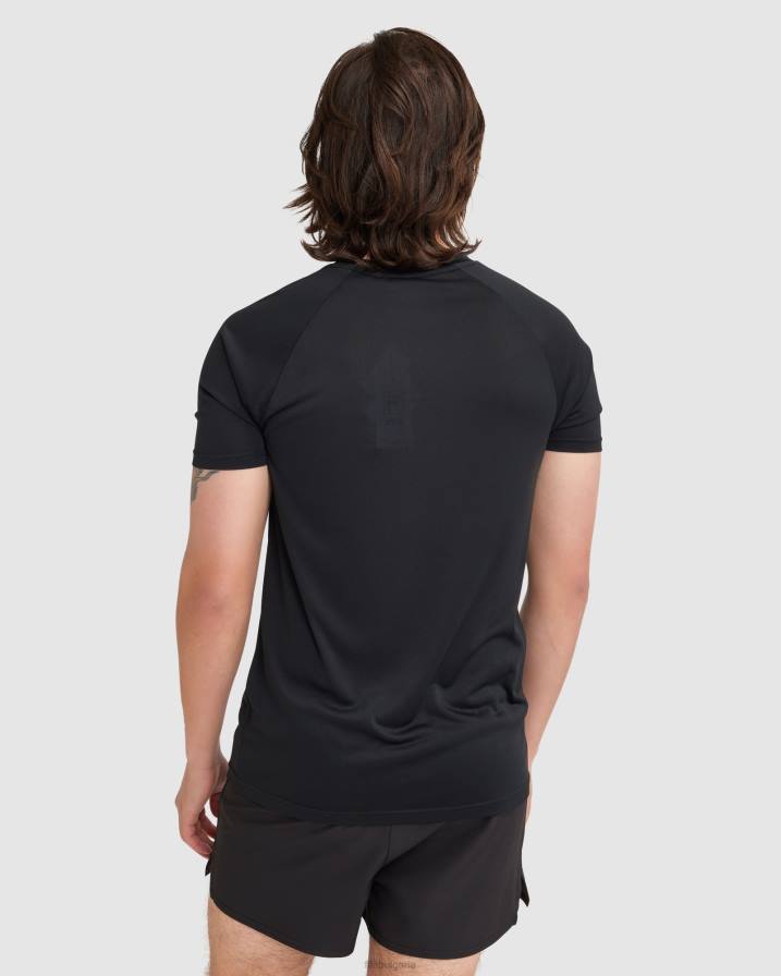 2HNL2408 черен FILA мъжка тениска caleb qdry fila black