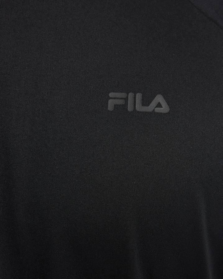 2HNL2408 черен FILA мъжка тениска caleb qdry fila black