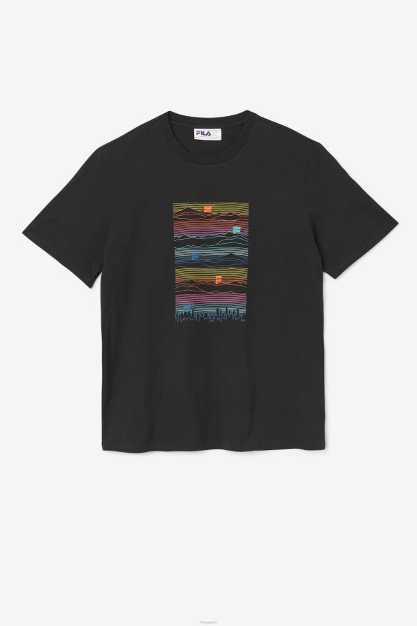 2HNL240 черен FILA черна тениска nadee fila