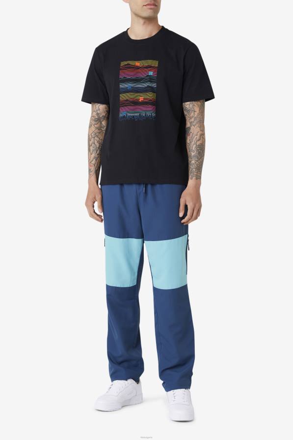 2HNL240 черен FILA черна тениска nadee fila