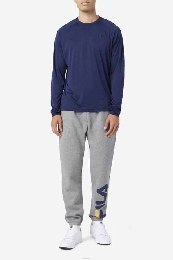 2HNL246 пелет/черно FILA пеалет/черен джазам с дълги ръкави