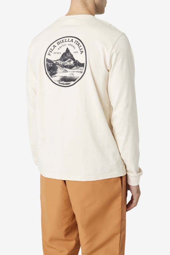 2HNL248 бяло FILA рапел тениска с дълъг ръкав fila бяла
