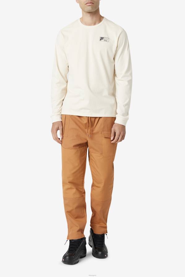 2HNL248 бяло FILA рапел тениска с дълъг ръкав fila бяла