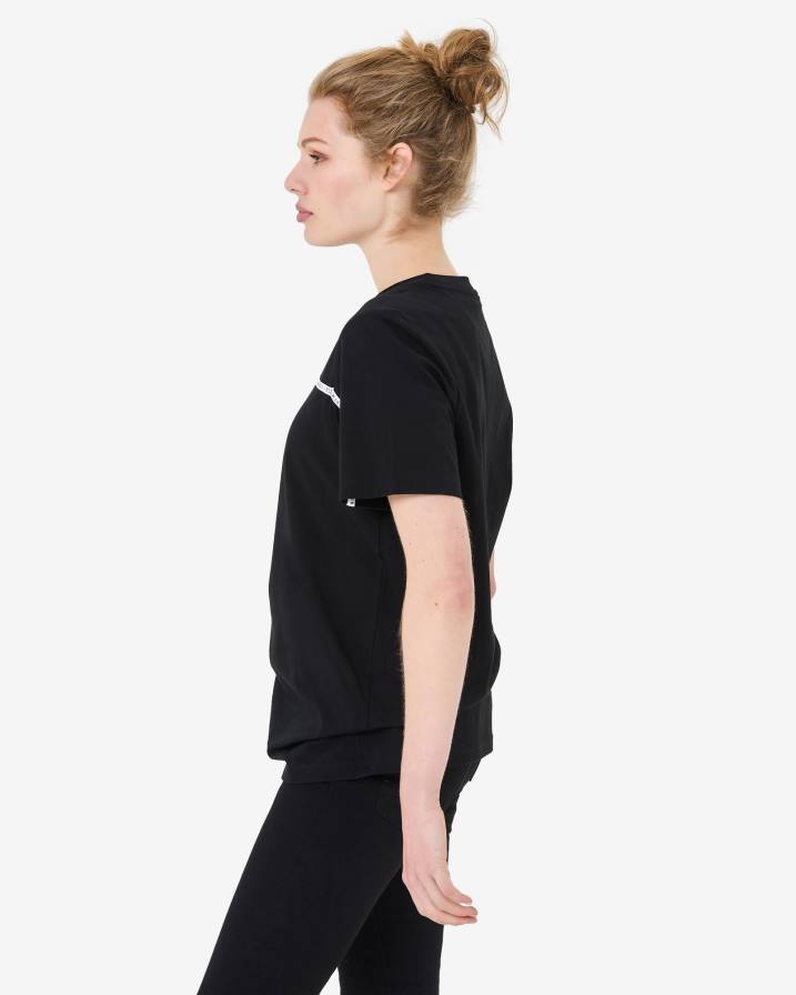 2HNL2543 черен FILA унисекс градска тениска черна фила