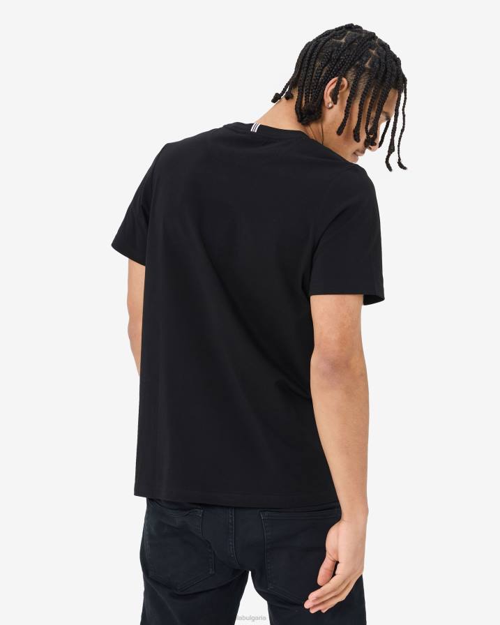 2HNL2543 черен FILA унисекс градска тениска черна фила