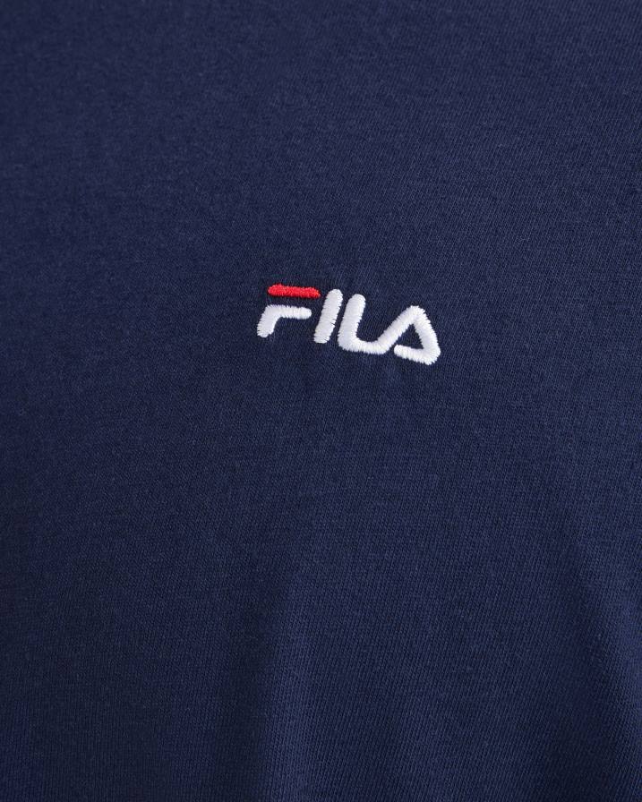 2HNL2547 нов флот FILA нова мъжка тениска тип l/s в синьо