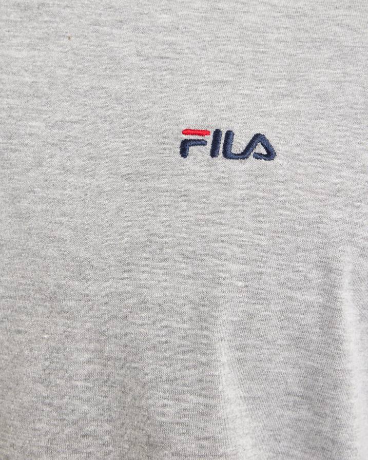 2HNL2552 сребърен мергел FILA мъжка базова тениска l/s fila silver marle