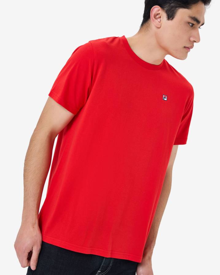 2HNL2561 червен FILA мъжка значка за наследство 2.0 tee red fila