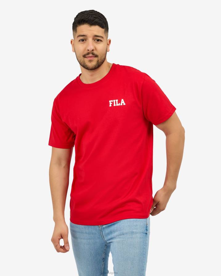 2HNL2565 червен FILA червена тениска fila juan