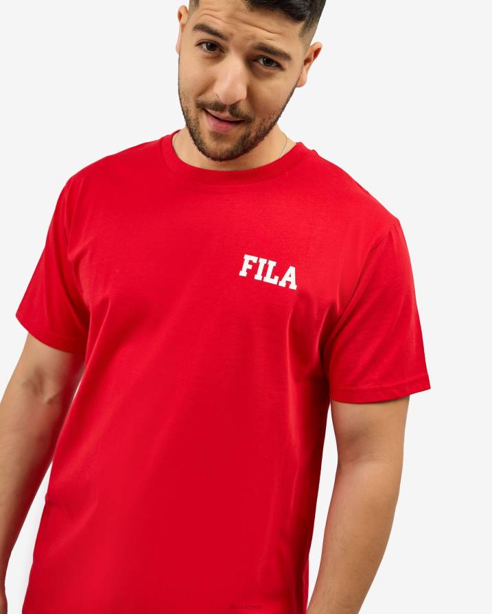 2HNL2565 червен FILA червена тениска fila juan