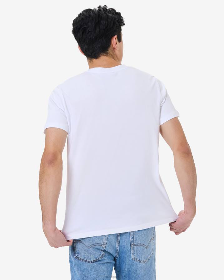 2HNL2578 бяло FILA fila бяла мъжка значка за наследство 2.0 tee