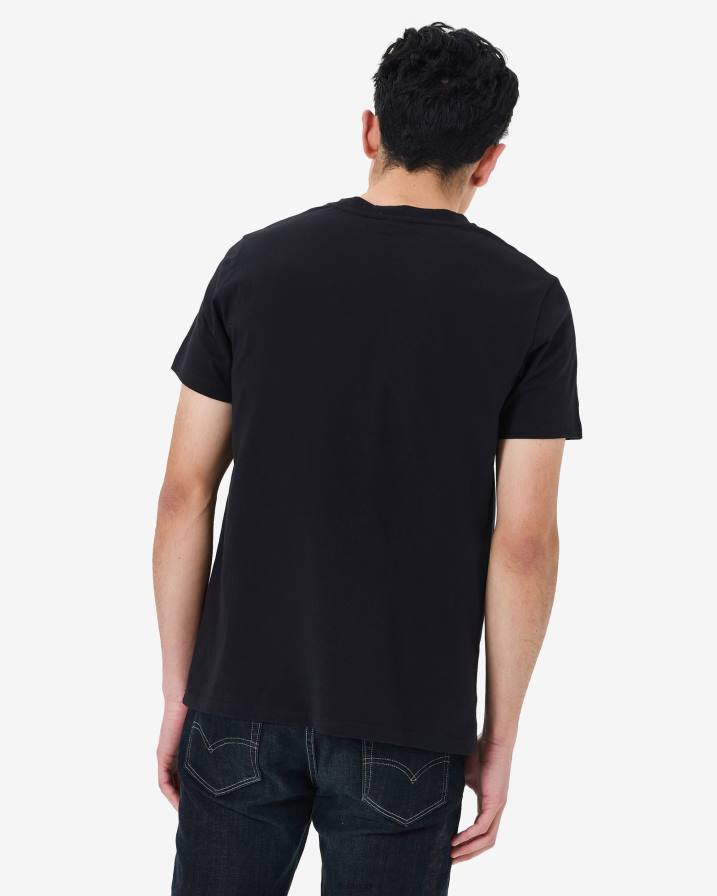 2HNL2581 черен FILA fila мъжка значка за наследство 2.0 черна тениска