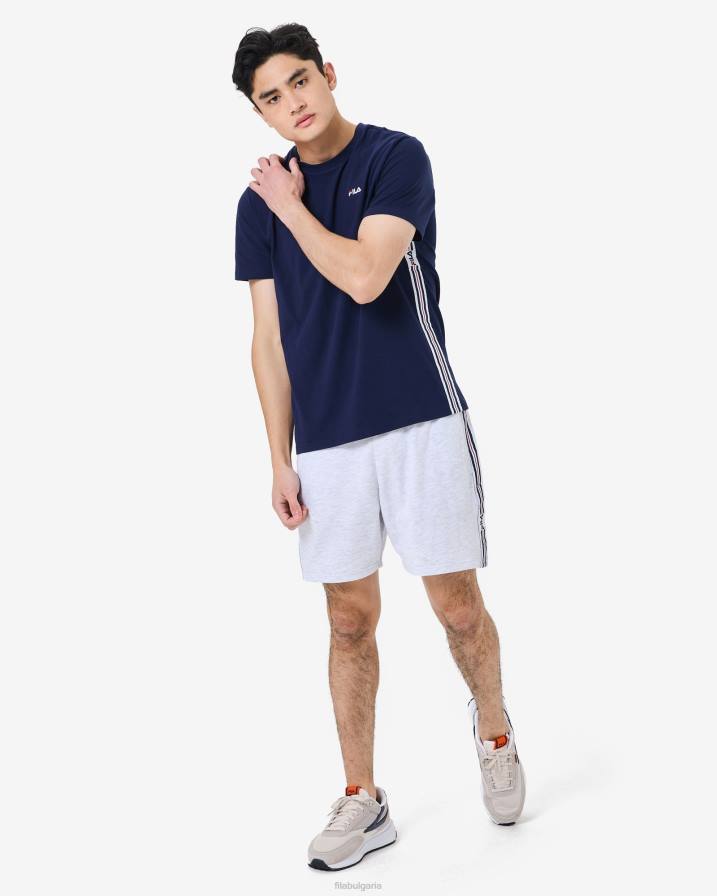 2HNL2585 нов флот FILA мъжка тениска elias new blue fila