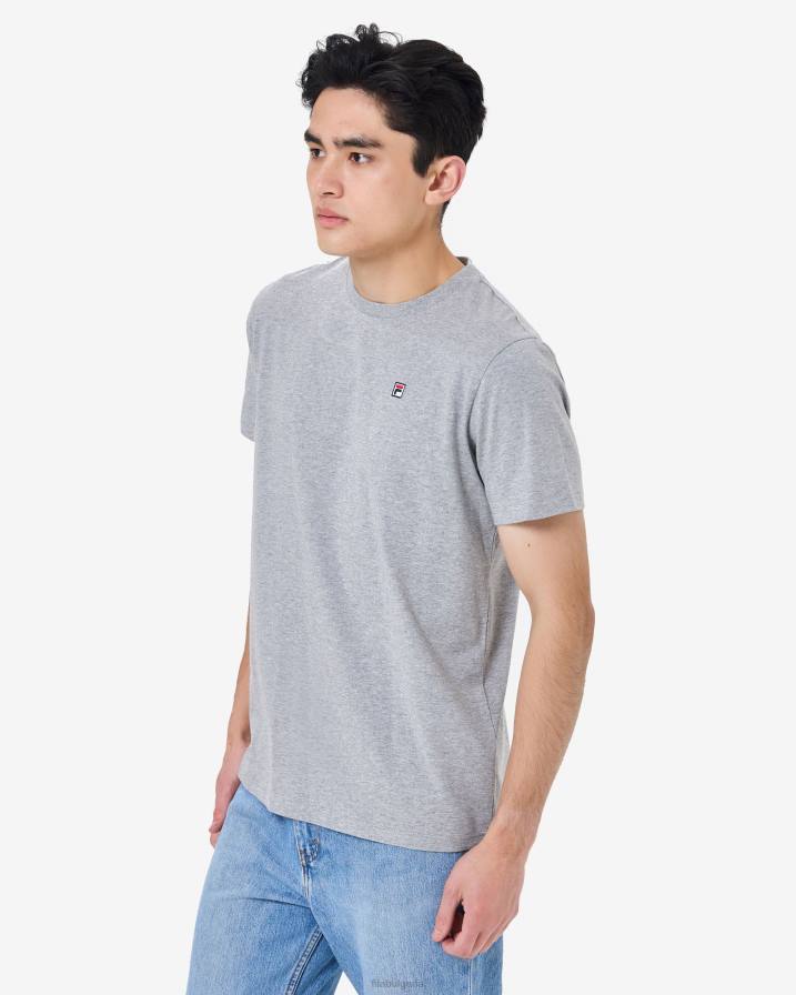 2HNL2587 сив мергел FILA fila мъжка значка за наследство 2.0 tee grey marle