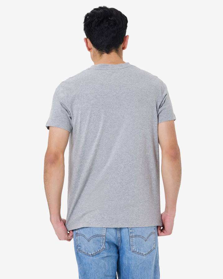 2HNL2587 сив мергел FILA fila мъжка значка за наследство 2.0 tee grey marle