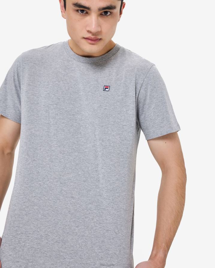 2HNL2587 сив мергел FILA fila мъжка значка за наследство 2.0 tee grey marle