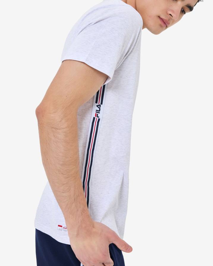 2HNL2588 светлосив мергел FILA мъжка тениска elias fila светлосив мрамор
