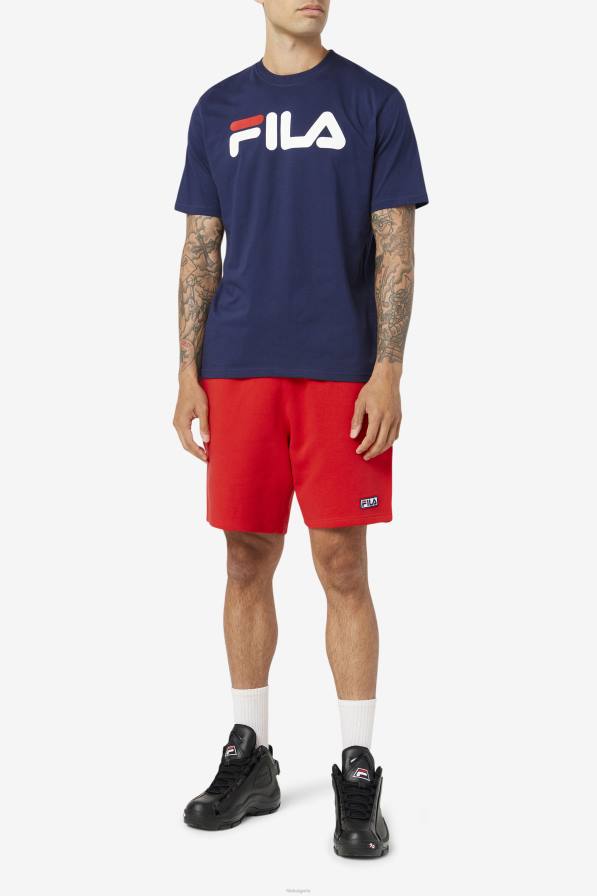 2HNL283 палто/бяло/китайско червено FILA fila мъжка тениска с орел/бяло/китайско червено