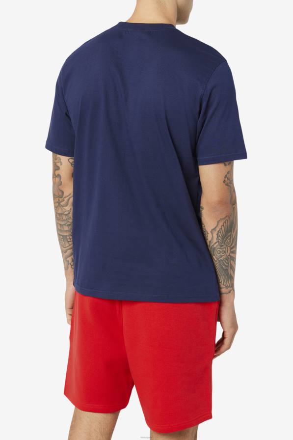 2HNL283 палто/бяло/китайско червено FILA fila мъжка тениска с орел/бяло/китайско червено