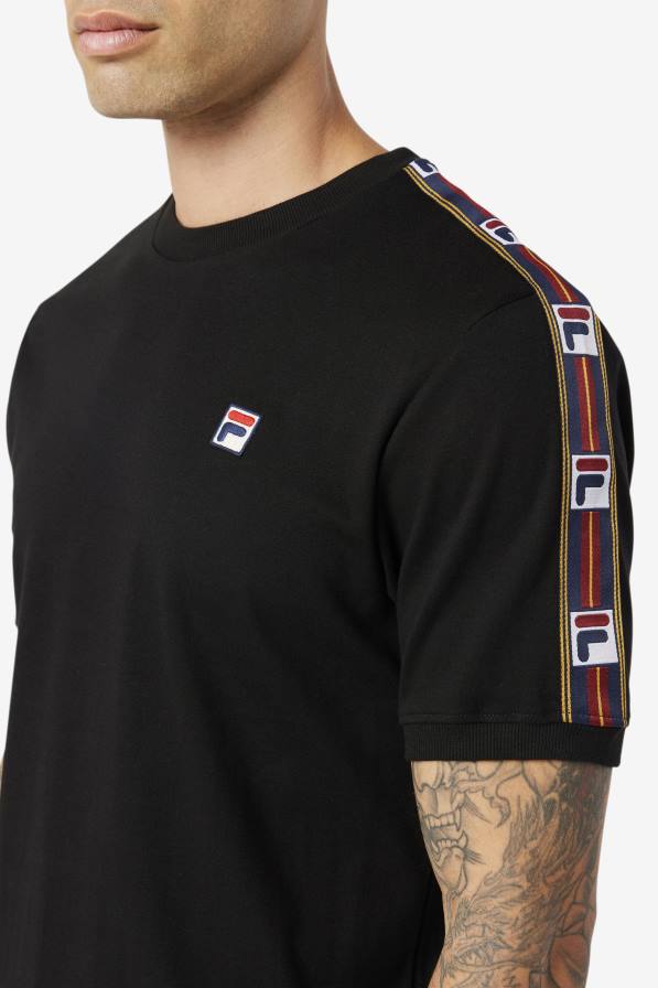 2HNL296 черен FILA тениска oliver fila black