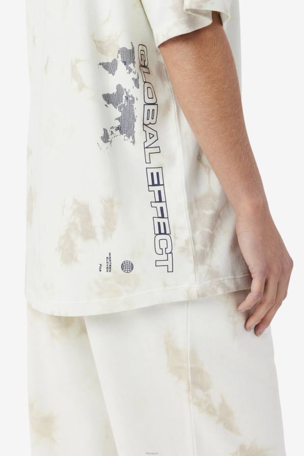 2HNL301 камък/морски флот FILA fila ayan tee stone/navy