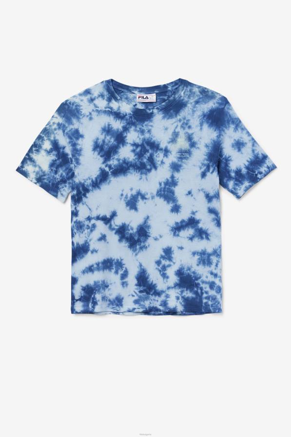 2HNL302 синя майолика/камък FILA аян тениска фила майолика синьо/камък