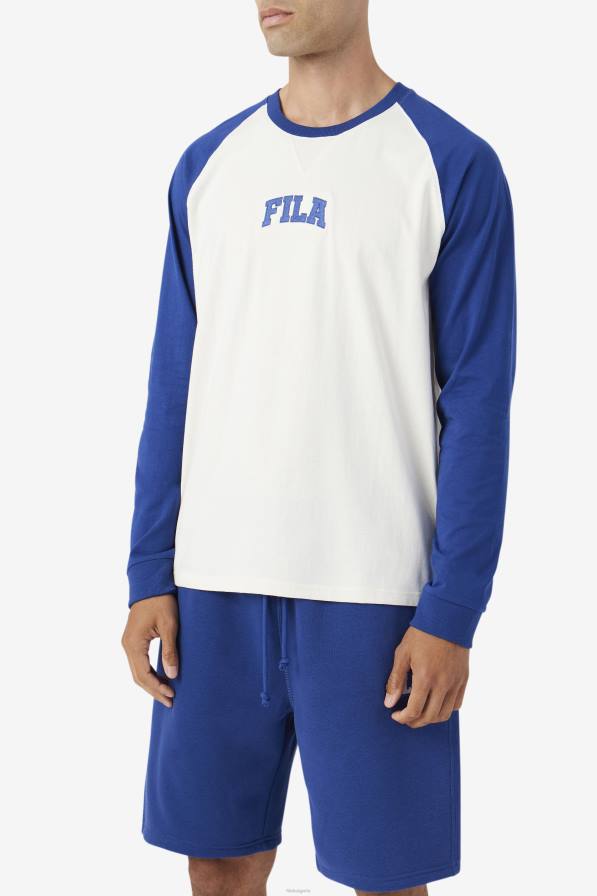 2HNL307 гардения/синьо FILA fila chet raglan tee гардения/синьо