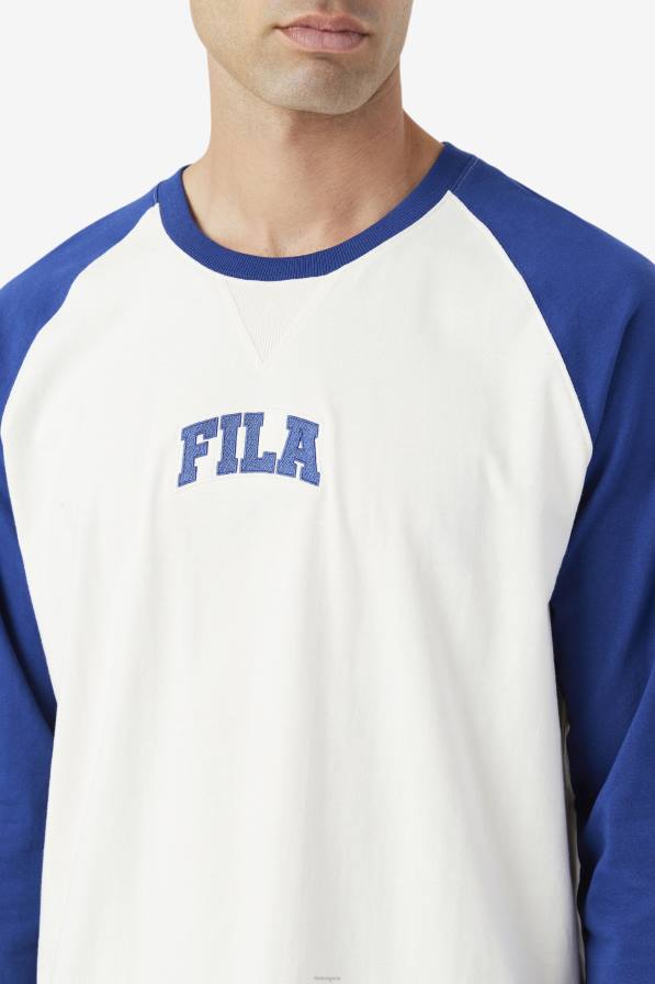 2HNL307 гардения/синьо FILA fila chet raglan tee гардения/синьо