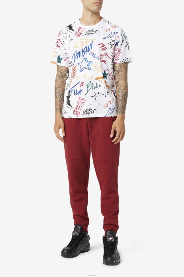 2HNL309 бяло FILA бяла тениска fila hiransh