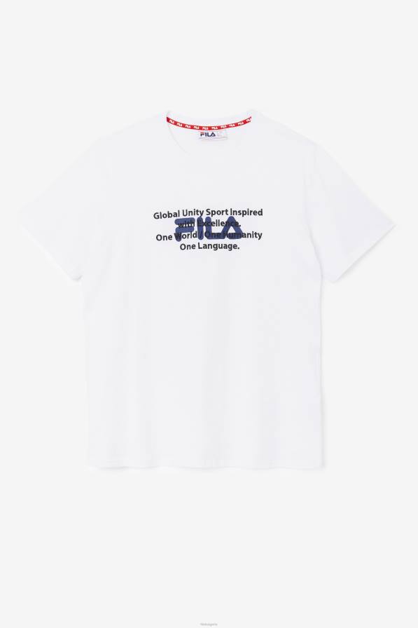 2HNL314 бяло FILA бяла тениска pepacton fila